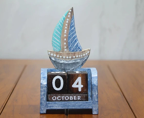MDB Ahşap Yelken Takvim ürün görseli 1