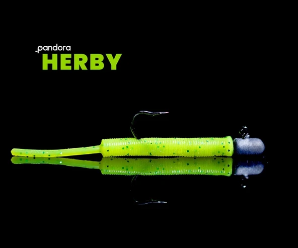 Pandora Herby LRF Silicon 5cm 10'lu Renk: Honey Shrimp - Resim 3