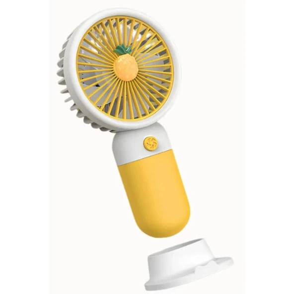 MDB Sevimli Tasarımlı Telefon Tutuculu El Fanı - Resim 5