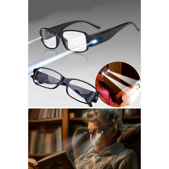 MDB Dinlendirici LED Işıklı Okuma Gözlüğü - Resim 2