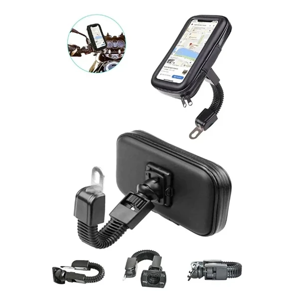 MDB Su Geçirmez Motosiklet Telefon Tutucu - Resim 5