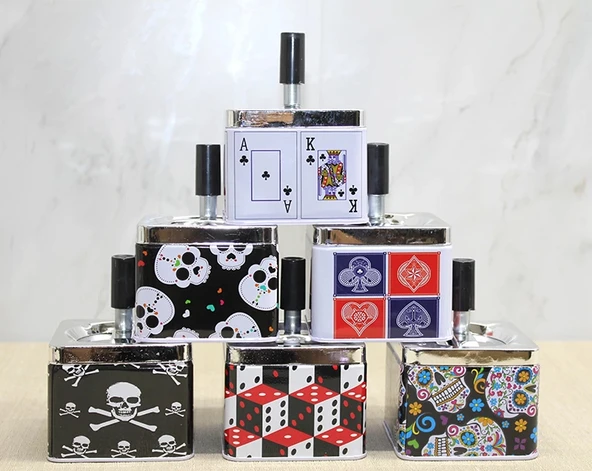 MDB Metal Renkli Basmalı Küllük ürün görseli 1