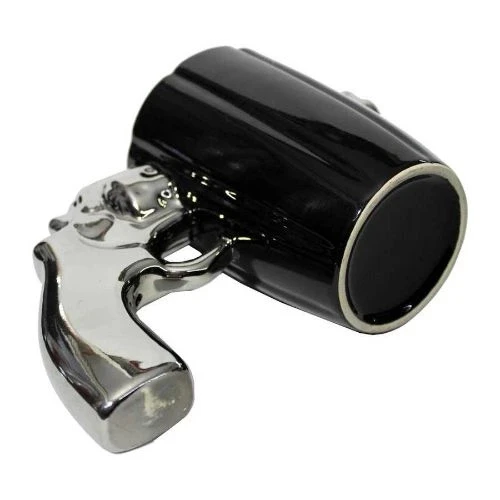 MDB Metalik Silah Tasarımlı Kupa Bardak - Resim 5