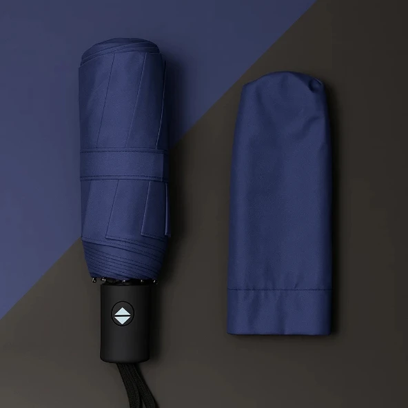 MDB Mavi Kılıflı Otomatik Kompakt Şemsiye - Resim 2