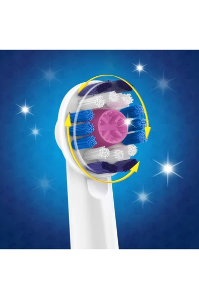 ORAL-B 3d White Siyah Diş Fırçası Yedek Başlığı 8 Adet - Resim 3