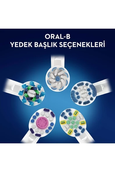 ORAL-B 3d White Siyah Diş Fırçası Yedek Başlığı 8 Adet - Resim 4