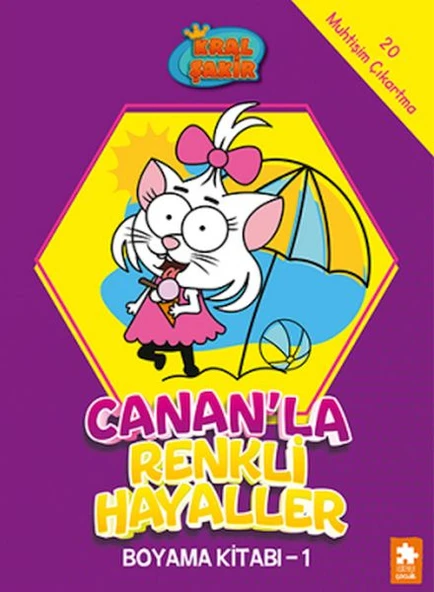 Kral Şakir Canan’la Renkli Hayaller Boyama Kitabı- 1 ürün görseli