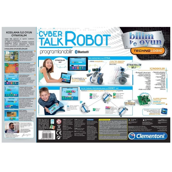 64447 Cyber Talk Robot - Robotik Laboratuvarı +8 yaş - Resim 2