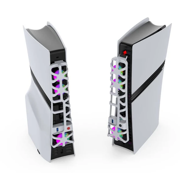 PS5 PRO SOĞUTUCU IŞIKLI RGB FAN DOBE TP5-35153S - Resim 4