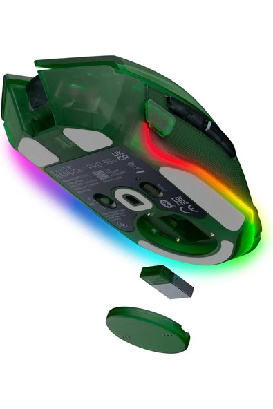 Basilisk V3 Pro 35K Kablosuz Mouse Yeşil RZ01-05240300-R3G1 - 2