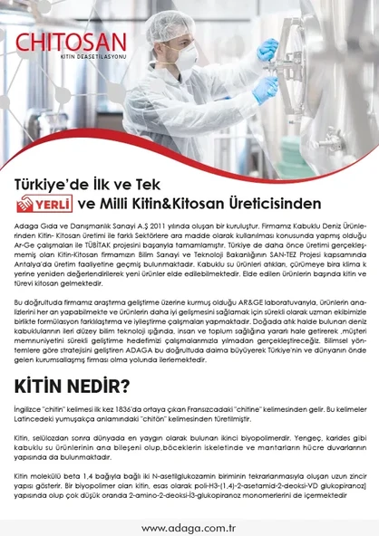 Kitosan (CHİTOSAN) %80-85 Deaselitasyon Toz Form - 1 Kg - 3