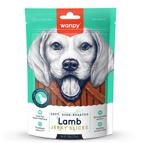 Wanpy Yumuşak Kuzu Eti Dilimleri Köpek Ödül Maması 100gr - 2