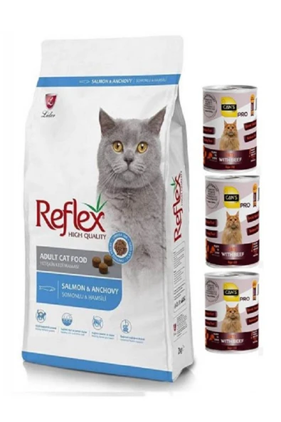 Cat Yetişkin Kedi Maması 15 Kg Somon ve Hamsi Balıklı ürün görseli