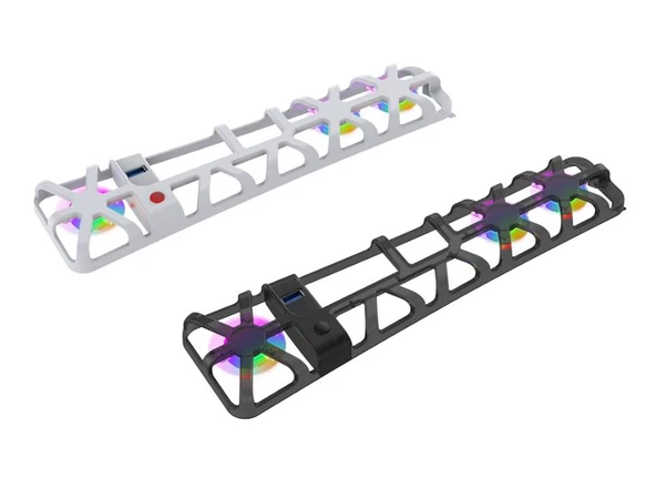 PS5 PRO SOĞUTUCU IŞIKLI RGB FAN DOBE TP5-35153S - Resim 2