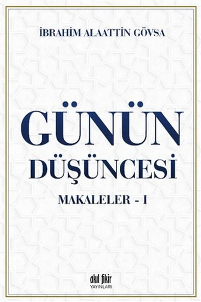 Günün Düşüncesi - Makaleler 1 ürün görseli 1