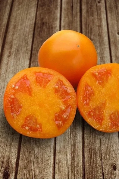 Muka Botanik Hybrite Turuncu Domates Tohumu / 10+ Adet Tohum - Resim 2