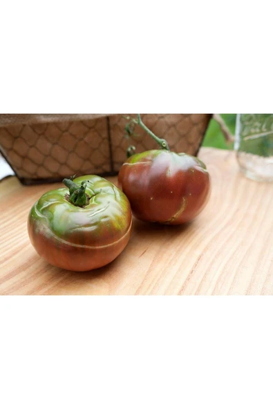 Muka Botanik 20 Adet Black Master Heirloom Premium Domates Tohumu - Resim 2