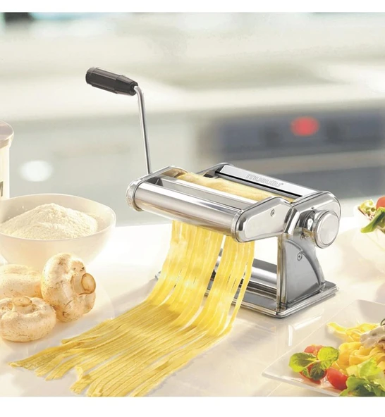 Musullu Macaroni 150 Premium 150mm Manuel Erişte Ve Hamur Açma Makinesi - Resim 2