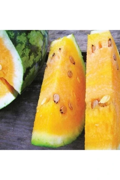 Muka Botanik 10 Adet Sweet Tendersweet Portakal Karpuz Tohumu - Resim 2