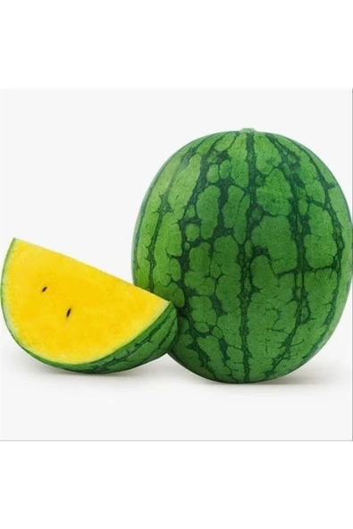 Muka Botanik Süper Paket 30 Adet Tohum Ithal Nadir Sarı Karpuz Tohumu - Resim 3