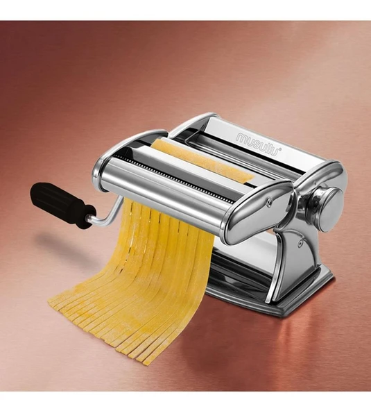 Musullu Macaroni 150 Premium 150mm Manuel Erişte Ve Hamur Açma Makinesi - Resim 3