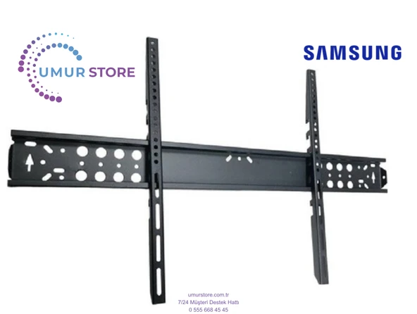 Samsung 98q80c 98" 4k Uhd Qled 70-100 inç Sabit Lcd Led Tv Duvar Askı Aparatı