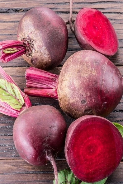 Muka Botanik Yerli Kırmızı Pancar Tohumu / 40 Adet Pancar Tohumu - Resim 4