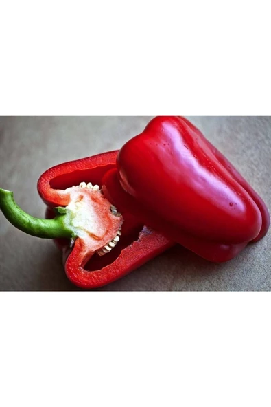 Muka Botanik 40 Adet Kırmızı Dolmalık Biber Tohumu ürün görseli