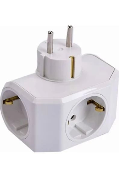 VİKO Viko Yonca Plus Topraklı Üçlü Grup Fiş Priz Beyaz - 2