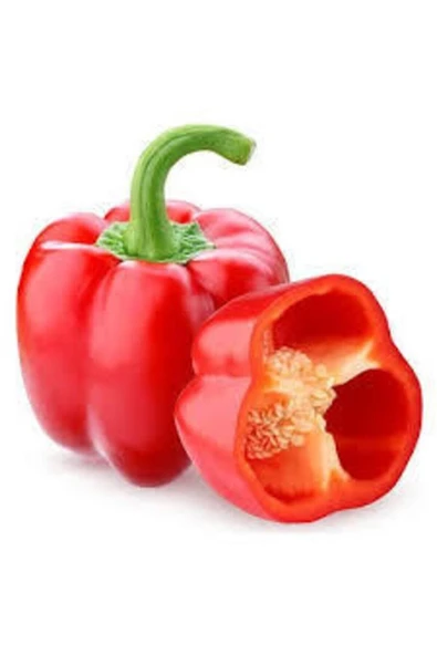 Muka Botanik 50 Adet Nadir Kırmızı Dolmalık Biber Tohumu - Resim 3