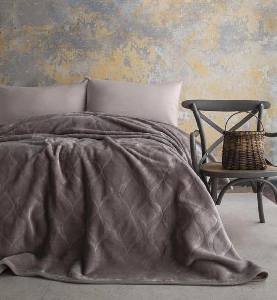 AP Embos Çift Kişilik Vizon Mercy Battaniye ürün görseli