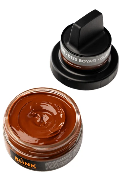 Blink Shoe Cream Taba 50 ML Deri Boyası - Resim 2