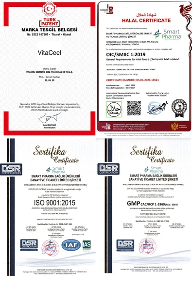 VitaCeel Cilt Aydınlatıcı, Nemlendirici Leke Karşıtı Vegan Gummy Vitamin C, Hyaluronic Acid, Glutatyon, Q10 - 2