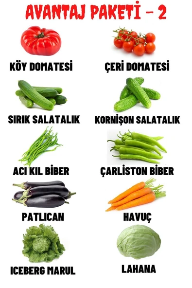 Muka Botanik Avantaj Paketi - 2, Toplam 10 Çeşit +500 Adet Tohum ürün görseli