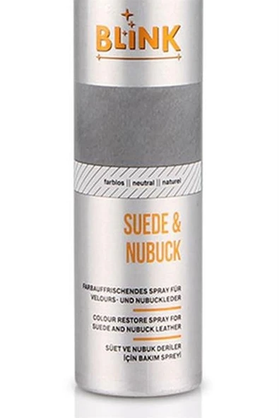 Blink Renksiz Natural Süet ve Nubuk Deri Bakım Spreyi 250 ml. - Resim 2