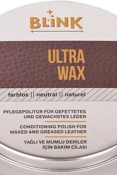 Blink Ultra Wax Yağlı ve Mumlu Deriler İçin 125 ML Bakım Cilası - 4