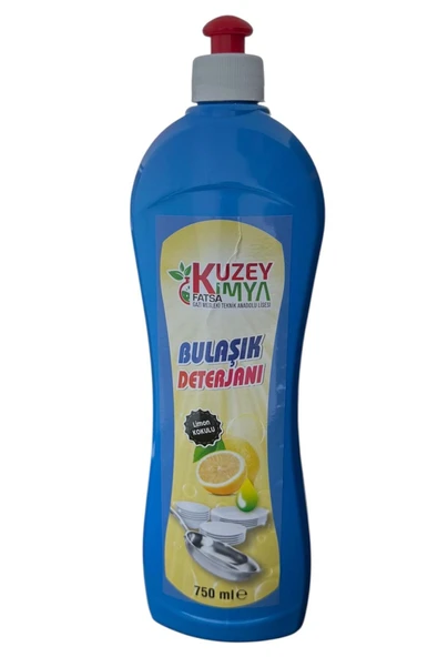 KUZEY KİMYA Limon Kokulu Sıvı Bulaşık Deterjanı (Elde Yıkama) 750 ml ürün görseli
