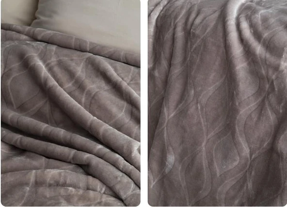 AP Embos Çift Kişilik Vizon Mercy Battaniye - Resim 2