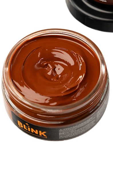 Blink Shoe Cream Taba 50 ML Deri Boyası - Resim 3