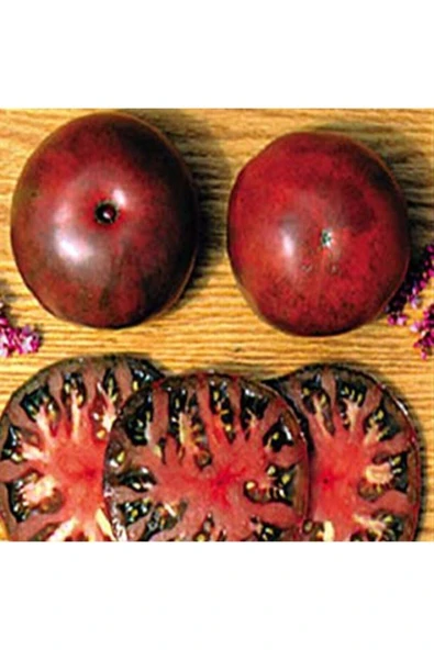 Muka Botanik 20 Adet Kızıl Derili Mor Domates Tohumu ürün görseli