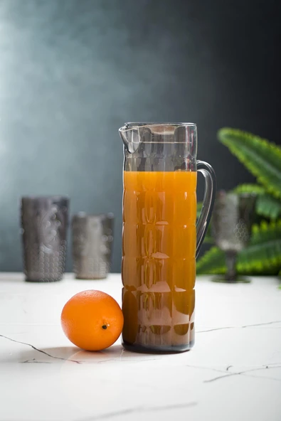 Akrilik Allegra 1,5 Lt Füme Sürahi (Buzdolabı Kapak Rafına Sığar) - Resim 4