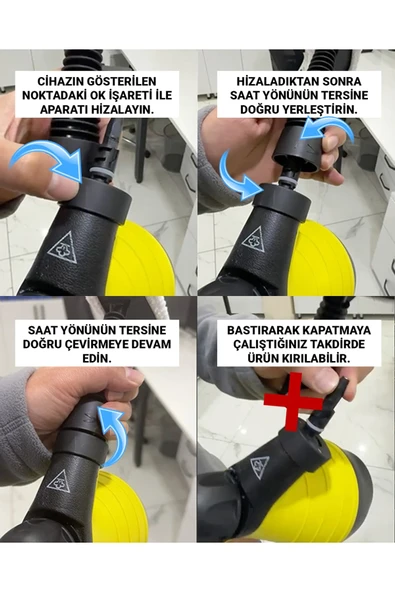 Lydsto VSC38 El Tipi Buharlı Temizleyici -Lydsto Türkiye Garantili - 5