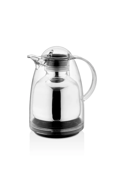 1 Lt Akrilik Şeffaf Çay Termosu 12 Saat Sıcak 24 Saat Soğuk - Resim 4