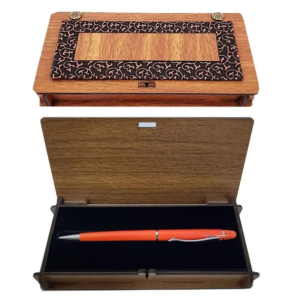 Turuncu Metal Kalem ürün görseli 1