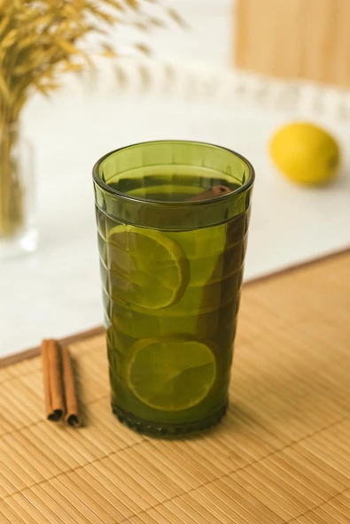 Allegra Koyu Yeşil 6 lı Bardak Seti 750 ml Akrilik Malzeme - Cam Değildir Kırılmaya Dayanıklı ürün görseli 1