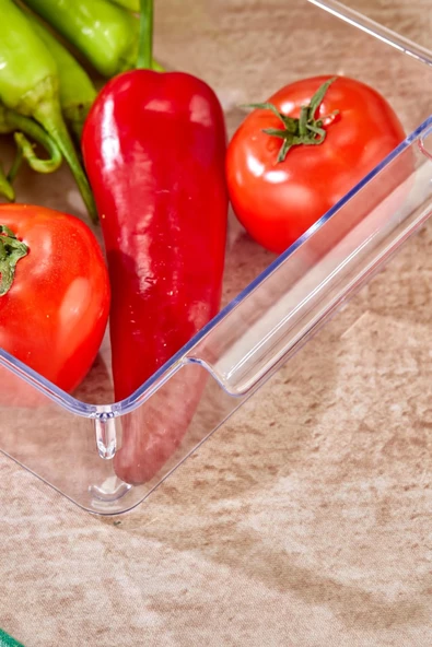 2 Li Buzdolabı Organizeri & Buzdolabı Düzenleyici 3 lt - Resim 5