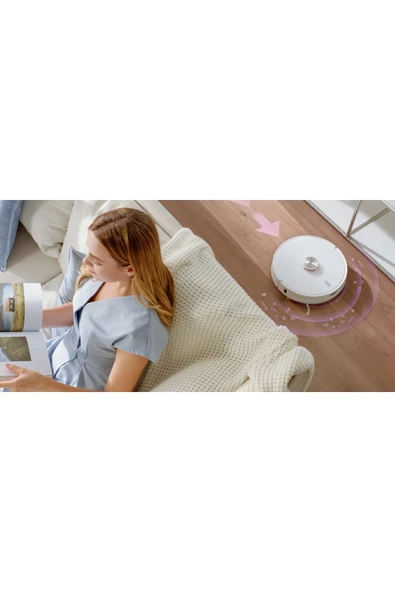 Lydsto S1 D Max - 8000 Pa - Yapay Zeka Akıllı Robot Süpürge - Türkiye Garantili - 3