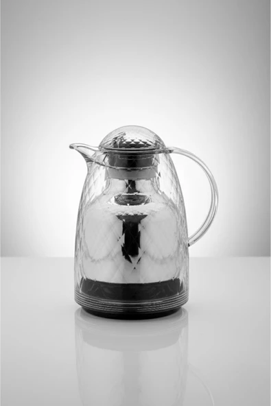 1 Lt Akrilik Şeffaf Çay Termosu 12 Saat Sıcak 24 Saat Soğuk - Resim 3