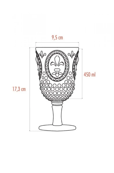 Akrilik Füme Tekli Kadeh & Su Meşrubat Kahve Yanı Bardağı 450 ml ( Cam Değildir ) - Resim 5
