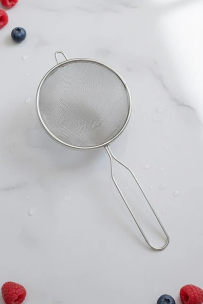 Paslanmaz Çelik Kalaylı Süzgeç 17 cm - Resim 2